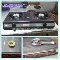 teflon coated 2 burner gas stove,gas cooker